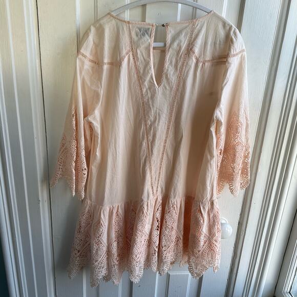 Suboo Blythe Peach Lace Dress - Picture 7 of 7